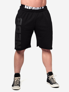 Шорты спортивного стиля мужские NEBBIA Gym Sweatshorts NO BS 351, Черный