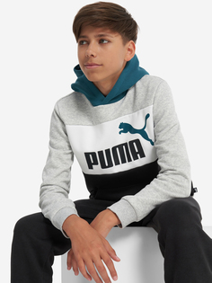 Худи для мальчиков PUMA ESS+ Block, Серый