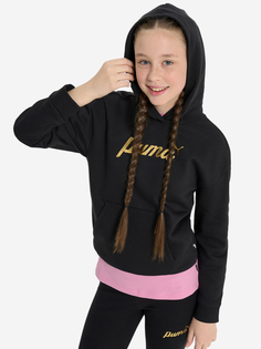 Худи для девочек PUMA ESS+ Block, Черный