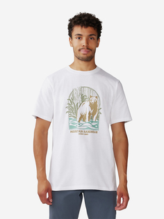 Футболка мужская Mountain Hardwear Grizzly Bear Short Sleeve, Белый