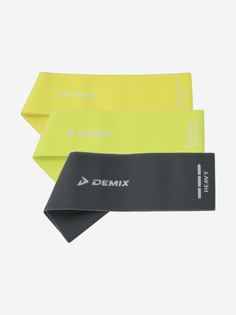 Набор эластичных лент DEMIX 3шт, Мультицвет