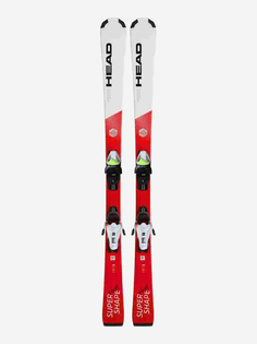 Горные лыжи с креплениями Head Supershape JRS Feuz White/Red + JRS 7.5 GW 22/23, Красный