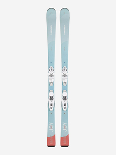 Горные лыжи с креплениями Head Easy Joy SLR Blue/Corall + Joy 9 GW SLR 23/24, Голубой