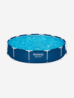 Бассейн Bestway 56681 каркасный Steel Pro 366х76 см, объем 6473 л с фильтр-насосом 1249 л/ч, Синий