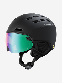 Шлем горнолыжный Head Radar 5K Photo MIPS с визором S1-S3 (VLT 46-16%), Черный