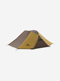 Палатка Naturehike Butterfly 2-местная, алюминиевый каркас, желто-коричневый, Желтый