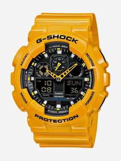 Спортивные часы Casio GA-100A-9A, Желтый