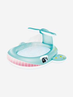 Бассейн надувной с распылителем «Кит» 201 х 196 х 91 см. от 2 лет INTEX, Голубой