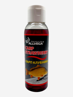 Ароматизатор-концентрат жидкий ALLVEGA "Essence Carp Strawberry" 100мл (КАРП КЛУБНИКА) NEW, Красный