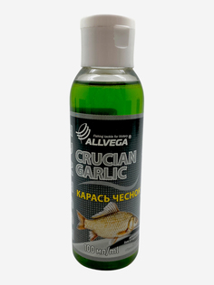 Ароматизатор-концентрат жидкий ALLVEGA "Essence Crucian Garlic " 100мл (КАРАСЬ ЧЕСНОК) NEW, Зеленый