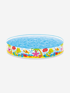 Бассейн «Пляж» 152 х 25 см. С жестким бортом от 3 лет INTEX, Голубой