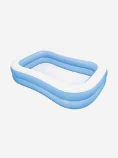 Надувной бассейн семейный Intex 57180 (203х152х48см) 3+, Голубой