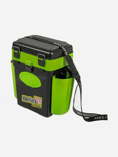 Ящик FishBox двухсекционный 10л зеленый Helios, Зеленый