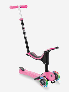 Самокат Globber GO UP SPORTY PLUS LIGHTS, Розовый