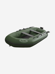 Надувная лодка FLINC F280TL (цвет оливковый), Зеленый