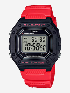 Наручные часы Casio W-218H-4B, Красный