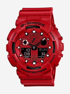 Спортивные часы Casio GA-100C-4A, Красный