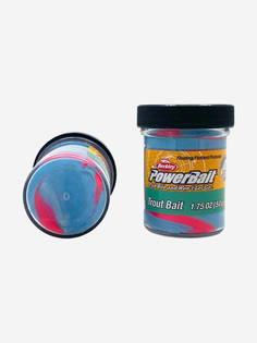 Паста форелевая Berkley PowerBait Trout Bait Triple Swirls Royal Rave/Королевский рейв 50gr, Голубой