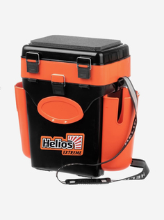 Ящик FishBox двухсекционный 10л оранжевый Helios, Оранжевый