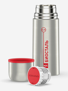 Термос для напитков Биосталь 350 мл, Серебряный Biostal