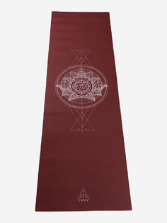 Коврик для йоги Чакра Муладхара красная 185х60х0,45 BODHI, Красный