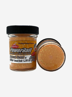 Паста форелевая Berkley PowerBait Natural Scent Salmon EGG Peach/ Икра лосося Персик 50gr, Оранжевый