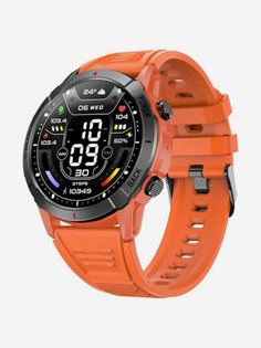 Умные часы CheckME Smart CMSNX10BOR с счетчиком калорий, шагомером, тонометром, Оранжевый