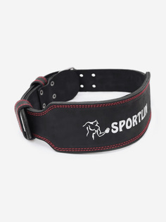 Пояс атлетический Sportlim SPS-0416-5, 6/10, 3 слоя, XXL, 100-120 см, Черный
