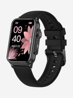 Умные часы CheckME Smart CMSH23BB с мониторингом сна, счетчиком калорий, пульсометром, Черный
