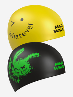 Силиконовая шапочка Whatever reversible, Зеленый Mad Wave