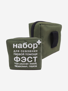 Набор (с наполнением) для оказания первой помощи при укусах змей, насекомых, пауков, Зеленый ФЭСТ
