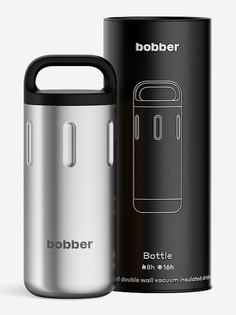 Термокружка BOBBER Bottle с ручкой 590 мл, тепло до 8 часов, матовый, Серебряный