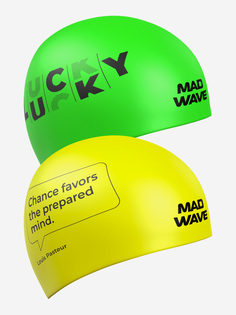 Силиконовая шапочка Lucky reversible, Зеленый Mad Wave