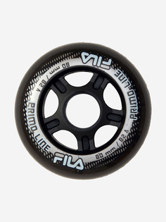 Набор колес для роликов FILA 80 mm/82A, 8 шт., Черный