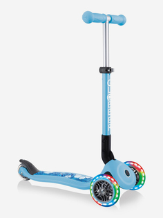 Самокат Globber JUNIOR FOLDABLE FANTASY LIGHTS, Голубой