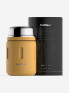 Термос вакуумный для еды BOBBER Jerrycan 700 мл, тепло до 14 часов, оранжевый, Оранжевый