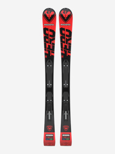 Горные лыжи детские Rossignol Hero MultiEvent + крепления KID4, Красный