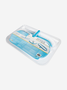 Набор для чистки бассейна DELUXE Intex 29057 сачок, щетка, вакуумная насадка, Голубой