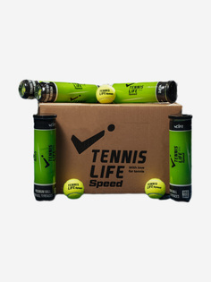 Теннисные мячи Tennis Life SPEED ( коробка 72 мяча), Желтый