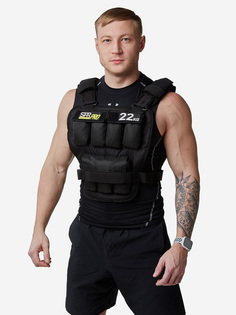 Жилет-утяжелитель 22 кг, Черный Spr+