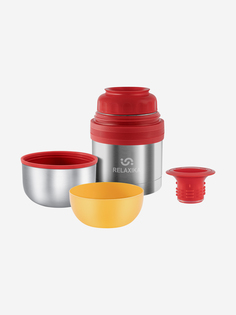 Термос универсальный Relaxika 201 500 мл, с ручкой, Серебряный