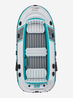 Надувная лодка Bestway 65159 "Adventure Elite X5 Raft Set" алюминиевые вёсла, насос,364 х 166 х 45см, до 600кг, Серый