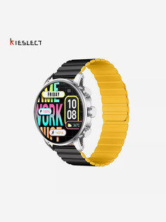 Умные часы Kieslect Calling Watch Kr2. Цвет: черная нержавеющая сталь, Серебряный
