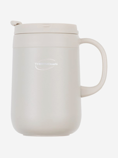 Термокружка из нерж. стали тм THERMOcafe TCCM-460SY(WGY) 0.46L, Белый