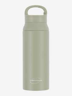 Термос из нерж. стали тм THERMOcafe TCSB-600SY(GR) 0.6L, Зеленый