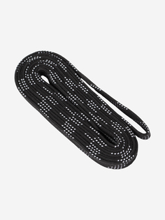 Шнурки для коньков Nordway с пропиткой Wax, Черный