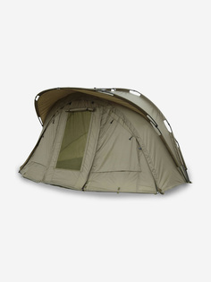 CARP PRO Палатка карповая 2-х местная 280x315x155cм 5000мм, Зеленый