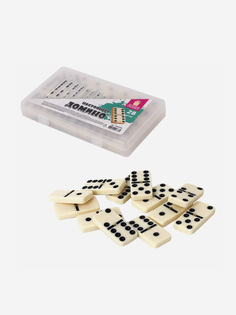 Игра настольная "ДОМИНО", Белый Золотая Сказка