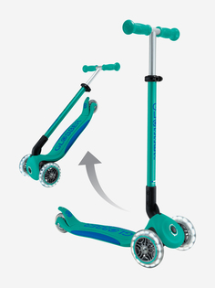 Самокат Globber PRIMO FOLDABLE PLUS LIGHTS V2, Зеленый
