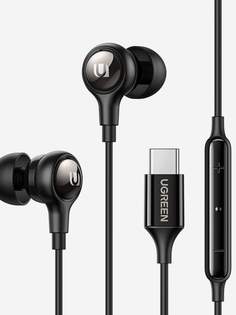 Наушники проводные UGREEN EP103 (30638) In-Ear Earphones with Type-C Connector. Цвет: черный, Черный
